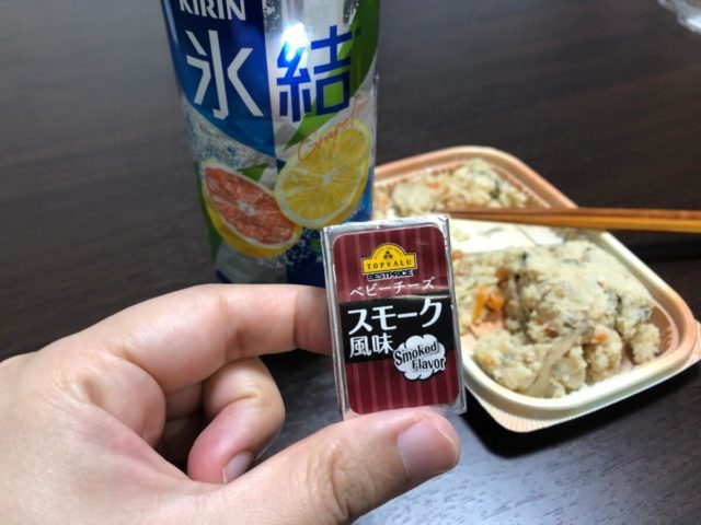 お好み焼きを焼いてる間に晩酌スタート!